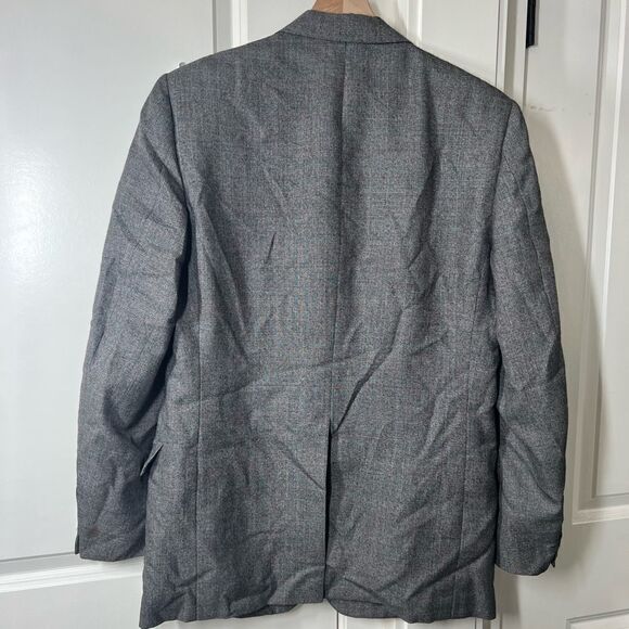 Christian Dior mens blazer suit jacket grey red size large - Picture 7 of 9